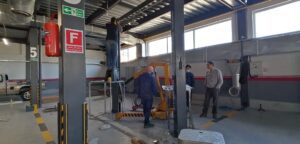 نصب جک بالابر دو ستون بندپک در دلفان آفرود8