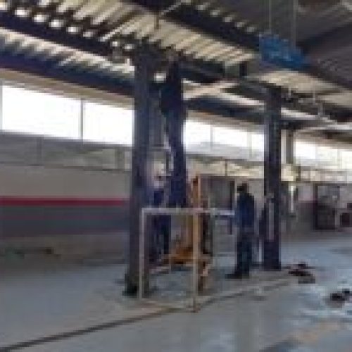 نصب جک بالابر دو ستون بندپک در دلفان آفرود7