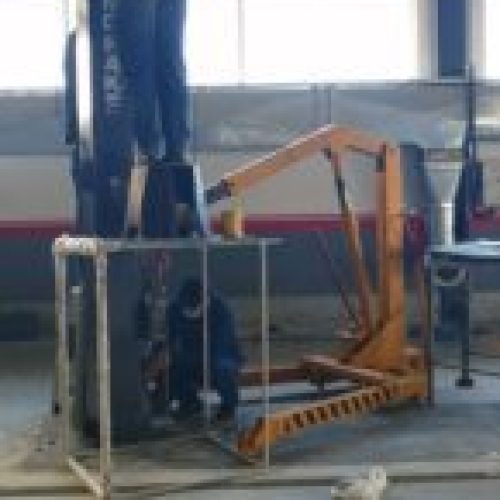 نصب جک بالابر دو ستون بندپک در دلفان آفرود10